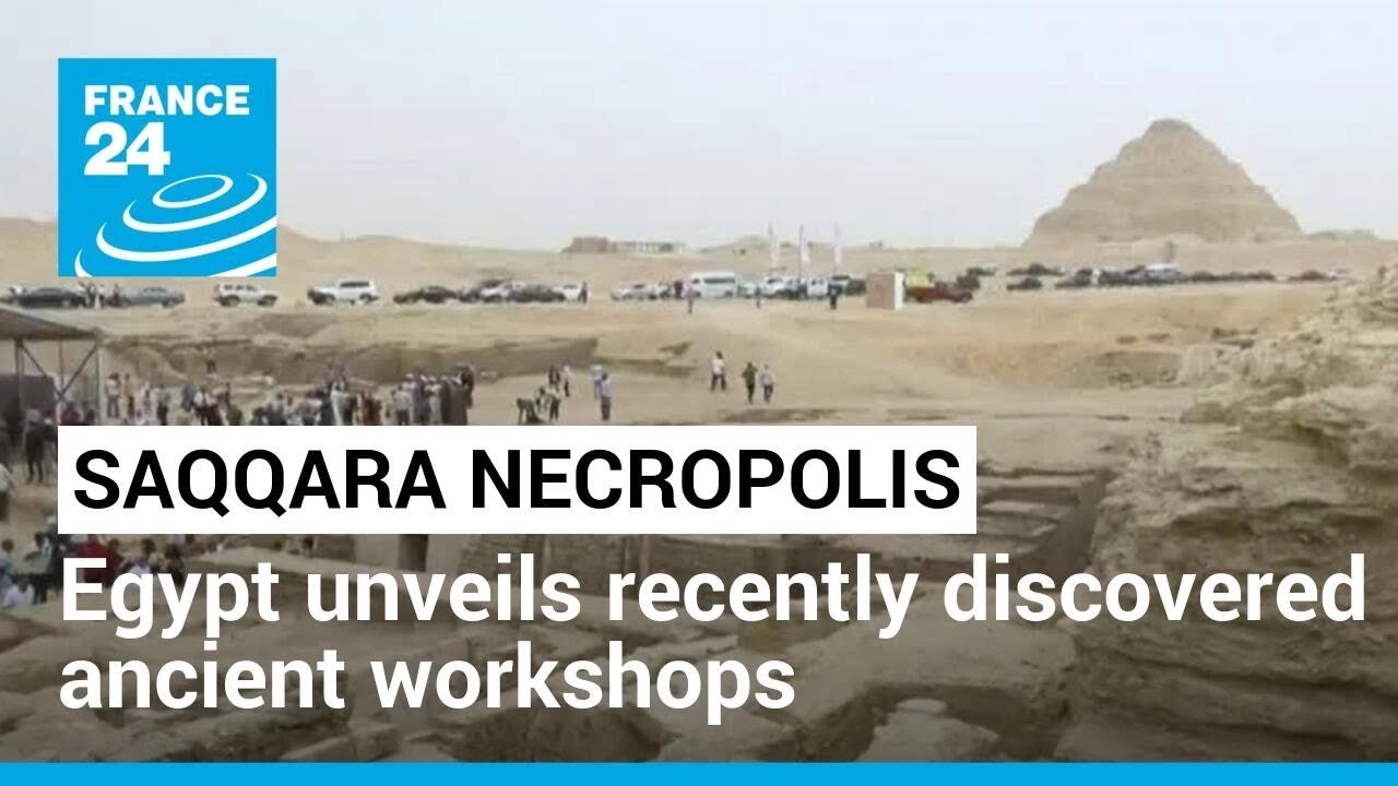 Tombs in Saqqara necropolis: Egypt unveils recently discovered ancient workshops • FRANCE 24