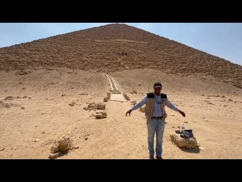 Going inside a pyramid. What’s REALLY inside???( Red pyramid)Dahshur necropolis in Cairo, Egypt