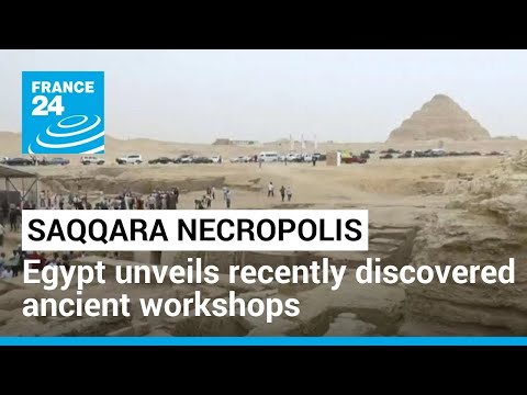 Tombs in Saqqara necropolis: Egypt unveils recently discovered ancient workshops • FRANCE 24