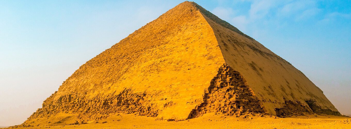 The Bent Pyramid at Dahshur Necropolis