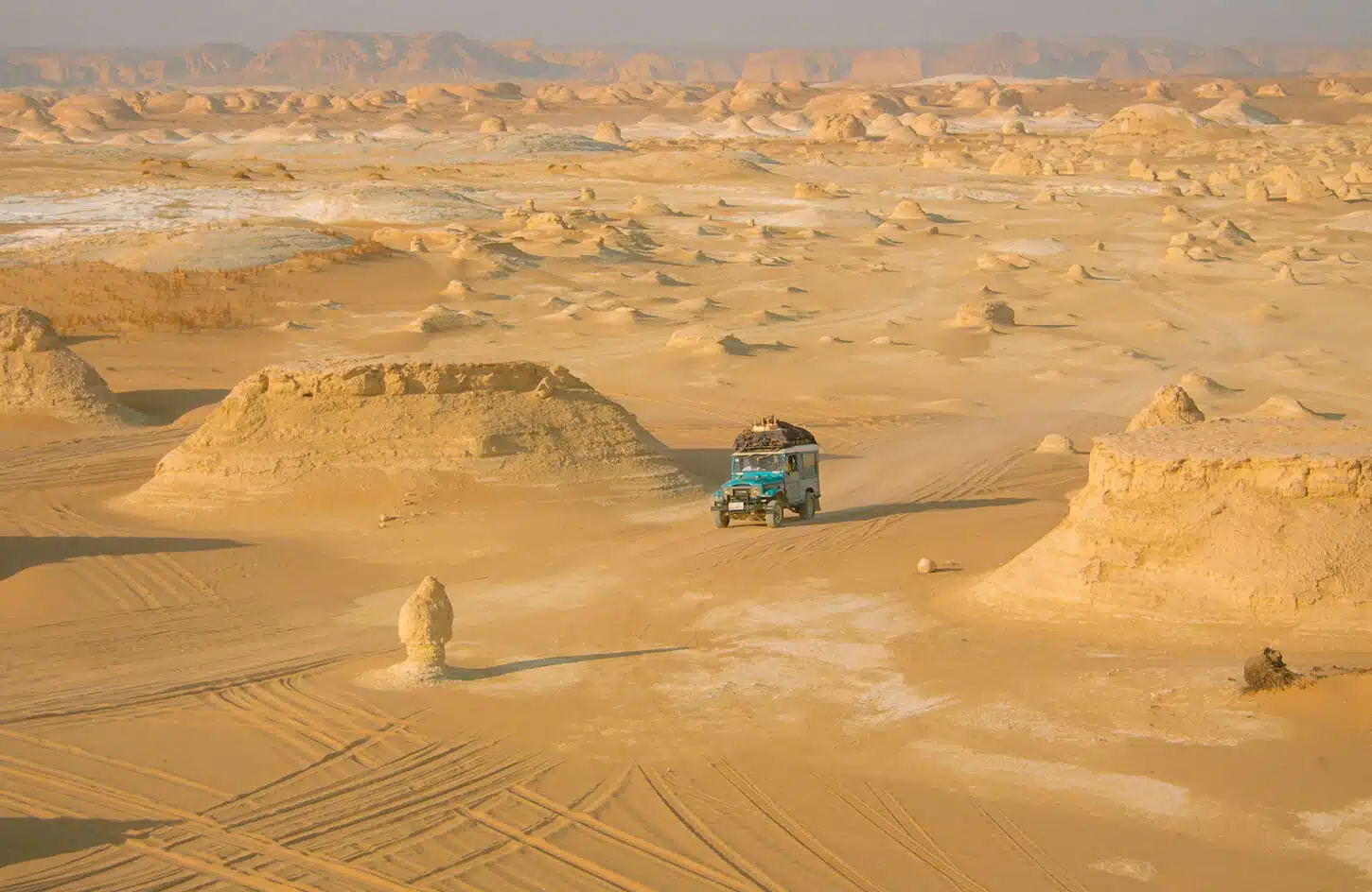 Jeep-Safari in der Weißen Wüste