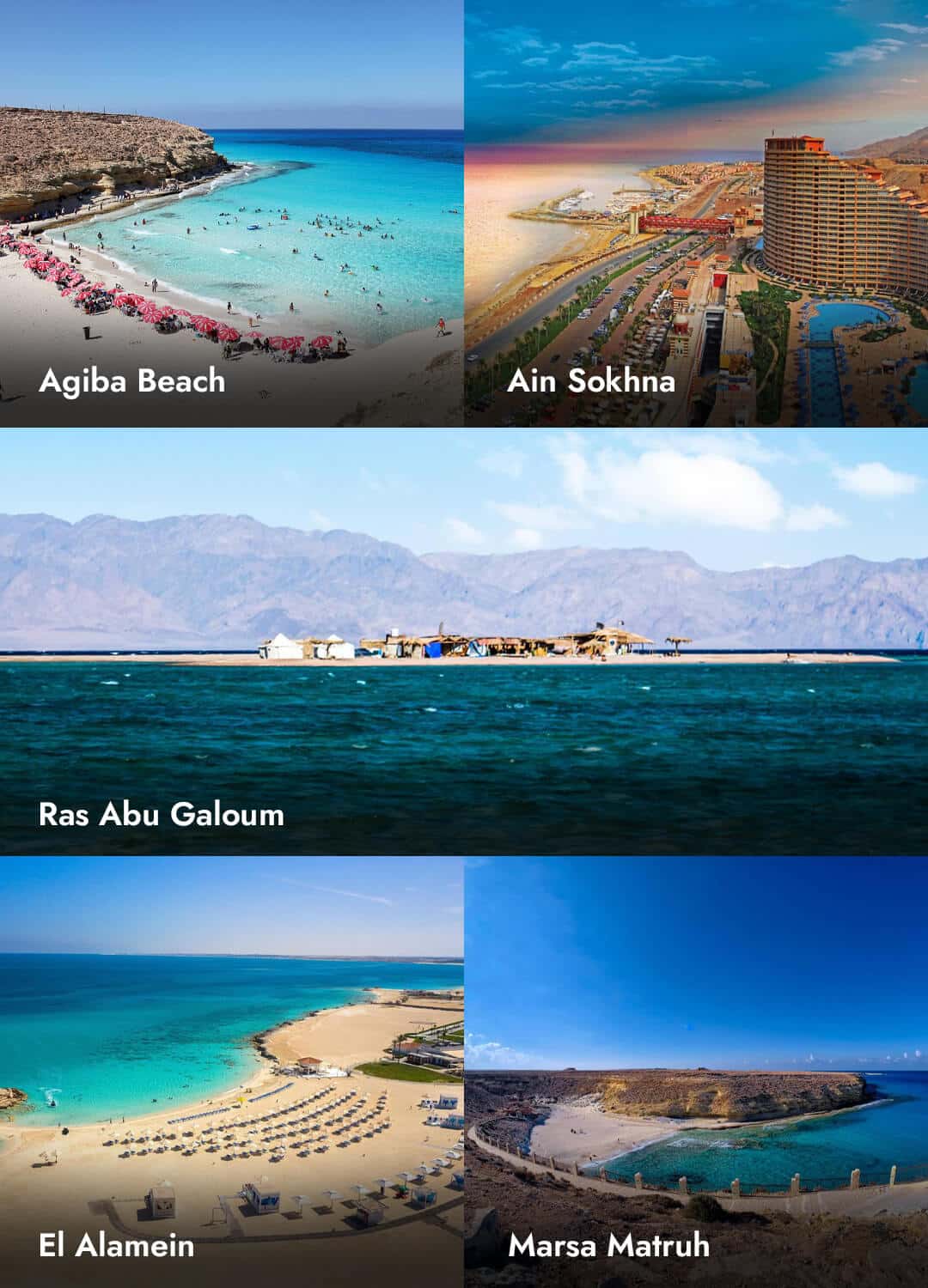 Beaches in Egypt