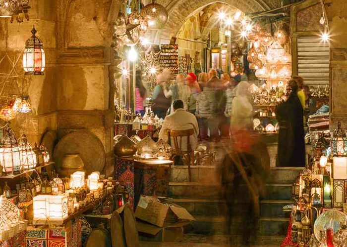 Khan El Khalili At Night