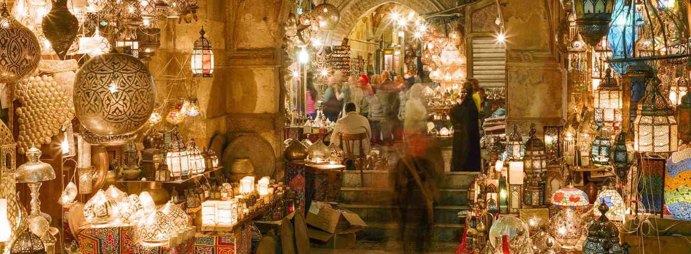 Khan El Khalili At Night