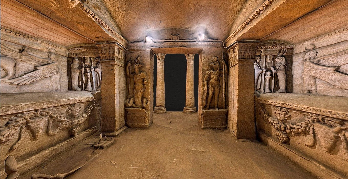 Catacombs of Kom El Shoqafa in Alexandria