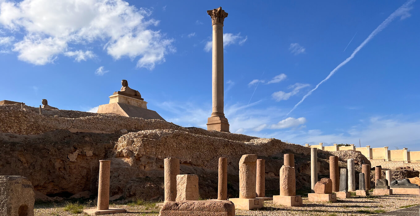 Pompey Pillar in Alexandria